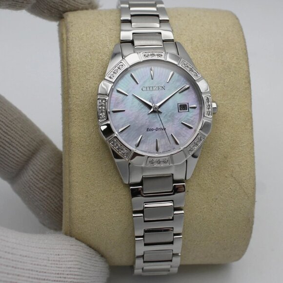 Citizen Eco-Drive Rainbow Sherbert 29mm Steel Dial Ladies Quartz Watch